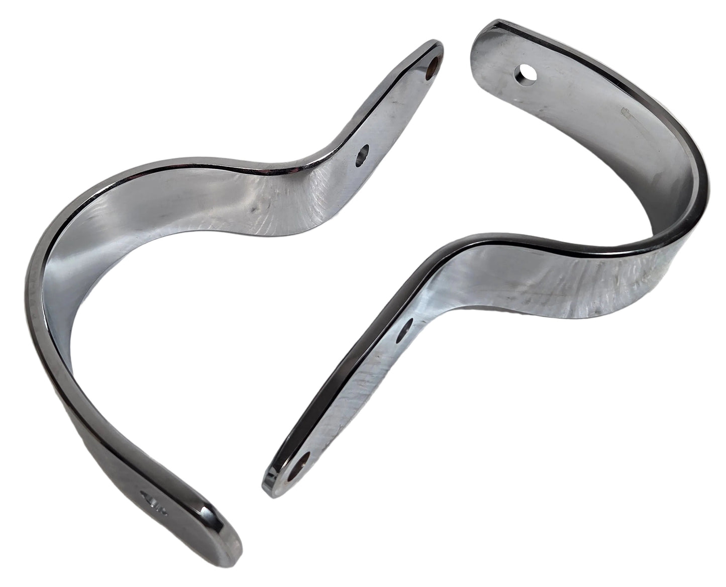 1932 FORD BUMPER BRACKETS,REAR,CHROME,32