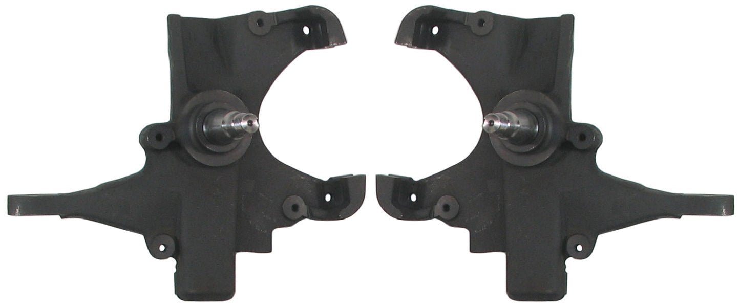 SPINDLES,58-64 CHEVY,2" DROP,DISC,PAIR