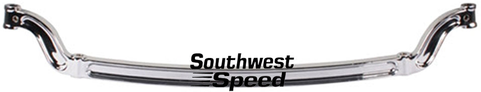 FRONT AXLE,FORGED,37-48 FORD SPINDLE,4" DROP,47",CHROME