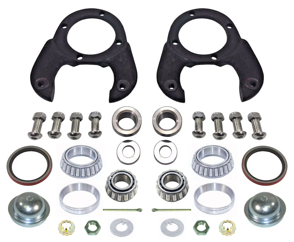 BRAKE BRACKET KIT WITH BEARINGS & SEALS,28-48 FORD>D-154