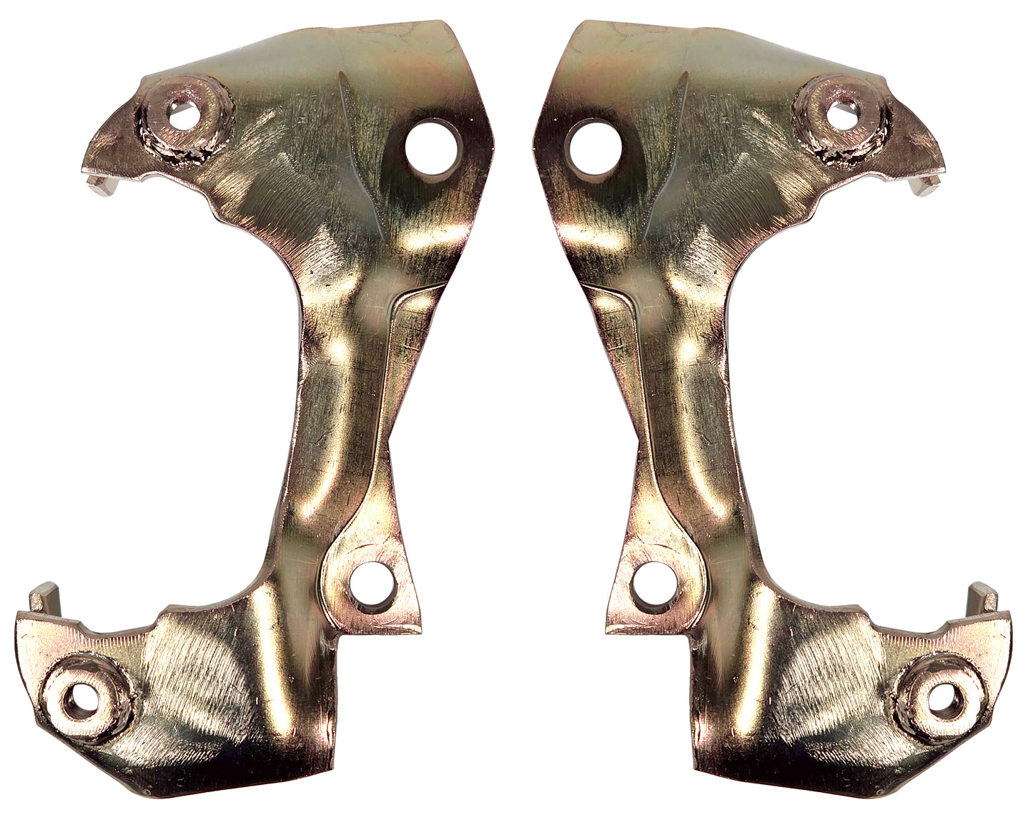 BRAKE BRACKETS,64-72 CHEVELLE,2",ZINC,PAIR