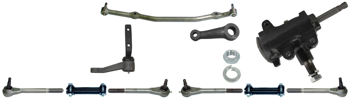68-70 GM A-BODY CENTER LINK,IDLER,PITMAN ARMS,TIE ROD LINKAGE,& MANUAL BOX