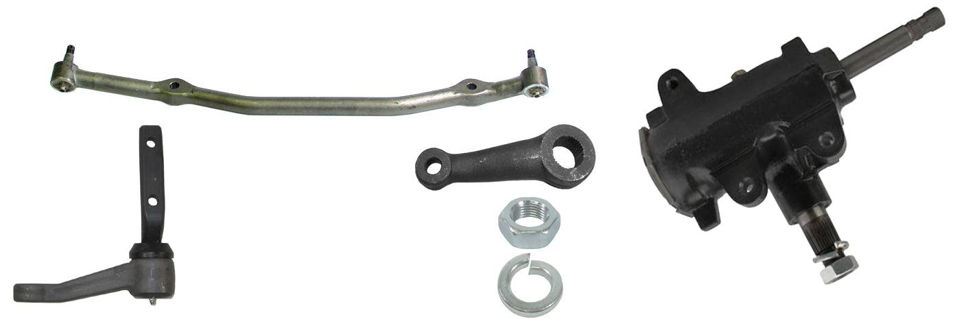 68-72 GM A-BODY CENTER LINK,IDLER ARM,PITMAN ARM & MANUAL STEERING BOX