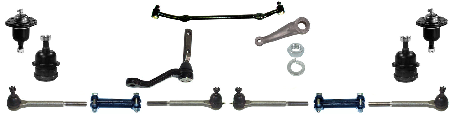 78-88 GM G-BODY CENTER LINK,IDLER,PITMAN,TIE ROD LINKAGES,BALL JOINTS,MANUAL,605