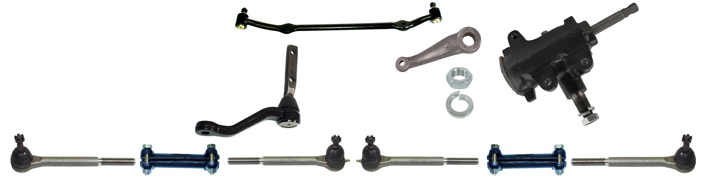 78-88 GM G-BODY CENTER LINK,IDLER,PITMAN ARMS,TIE ROD LINKAGE