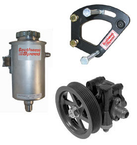 POWER STEERING PUMP KIT,SBC,CHEVY,HEAD MOUNT BRACKET,SERPENTINE,REMOTE TANK