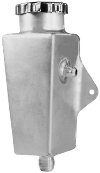 POWER STEERING TANK,RECTANGLE,BOLT-ON,RIGHT-HAND