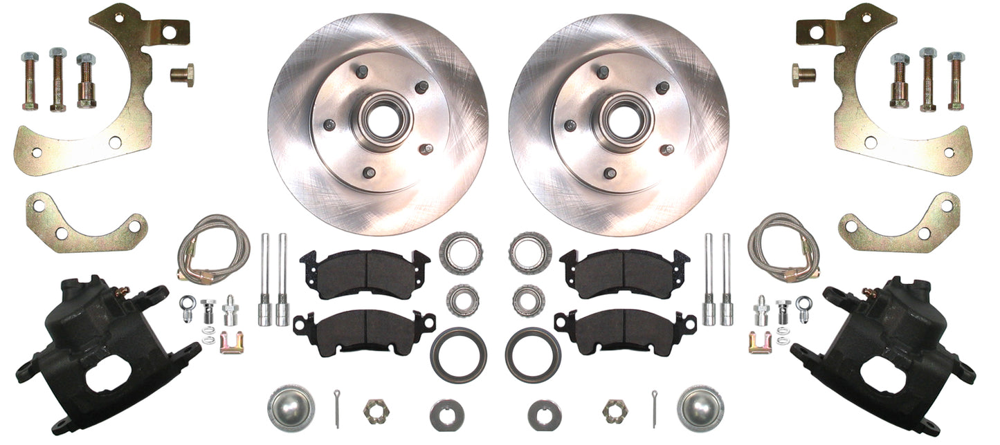 59-64 CHEVY DISC BRAKE CONVERSION KIT,11" ROTORS,D52 CALIPERS