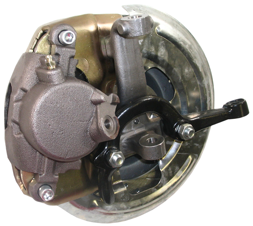 64-72 A-BODY DISC BRAKE & STOCK HEIGHT SPINDLE KIT,11" DRILLED ROTORS,CALIPERS