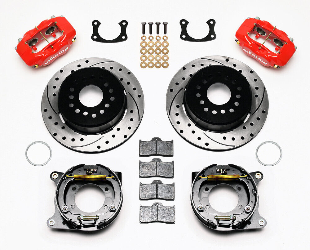 AIR RIDE & 4-LINK SYSTEM,CURRIE REAR END,WILWOOD 12" DRILLED BRAKES,BLACK,64-66