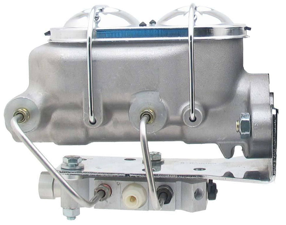 MASTER CYLINDER & PROPORTIONING VALVE,ALUMINUM,BOTTOM,1" DIAMETER