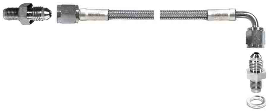 CLUTCH HOSE KIT,STEEL BRAID,36"