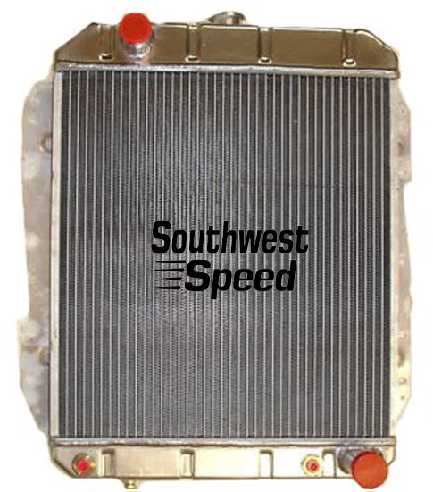 RADIATOR,ALUMINUM,DOWN FLOW,58 IMPALA