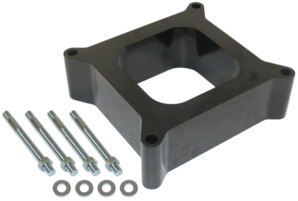 CARBURETOR SPACER,1/2,PLASTIC,4150,4-HOLE,1.65