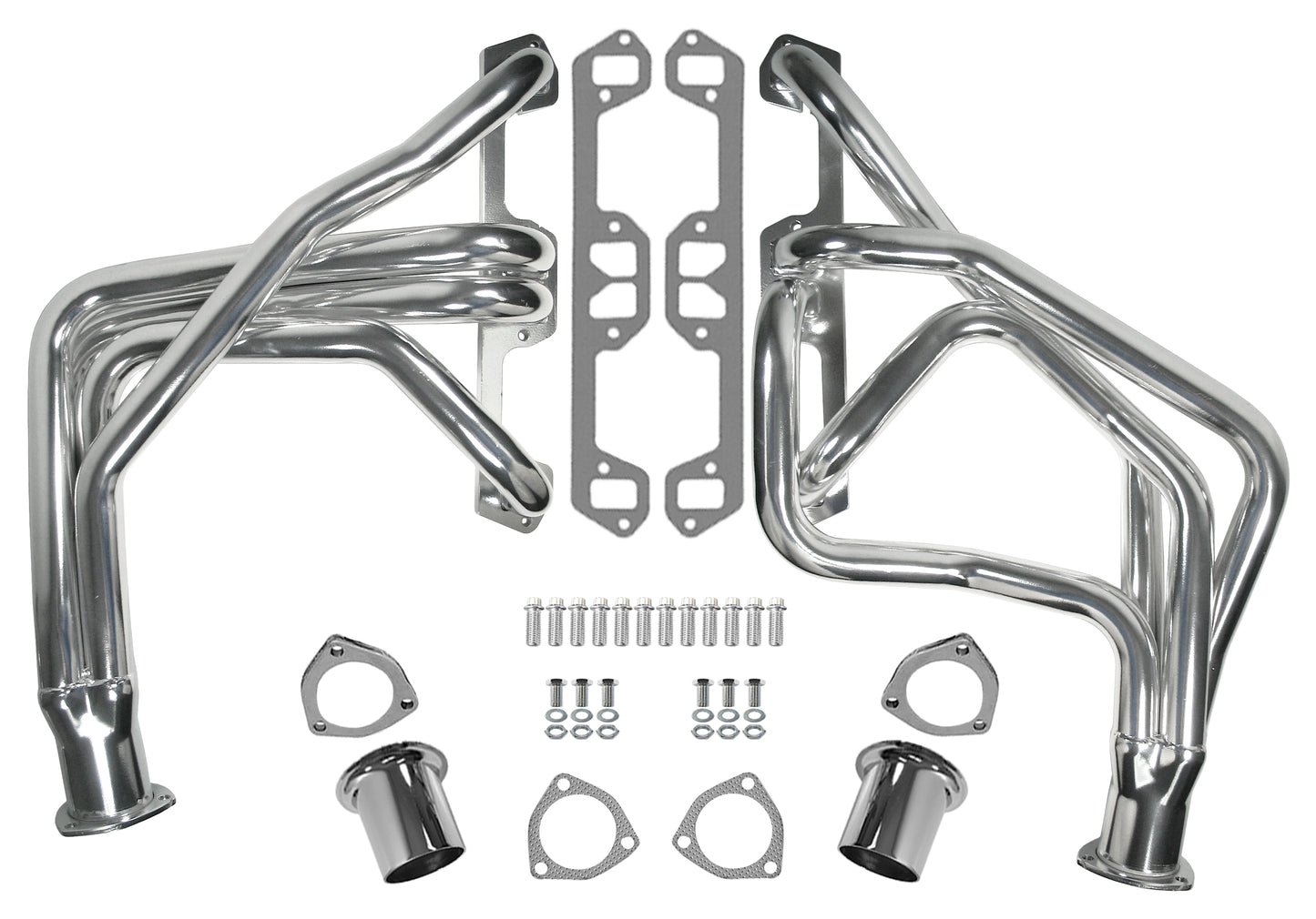 HEADER,SB MOPAR,1 5/8",72-93 DODGE TRUCK,VAN,LONG TUBE,3",CERAMIC HOT COATED