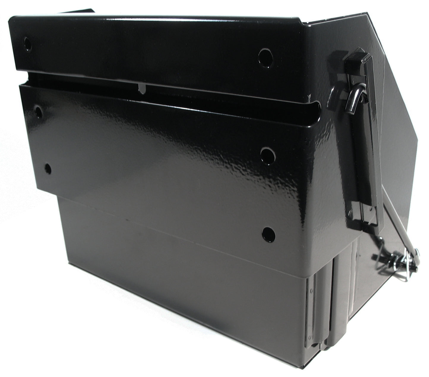 BATTERY BOX,DROP OUT,SS,BLACK