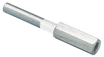 3/8"-24 THREADED EXTENSION,STEEL,2 1/2"