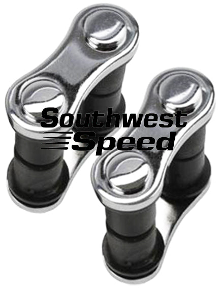 SHACKLE KIT,FRONT,32 FORD,CHROME,PAIR,2" CENTERS