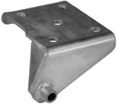 SPRING PLATE,SHOCK,STEEL,2 1/2 DROP,RIGHT