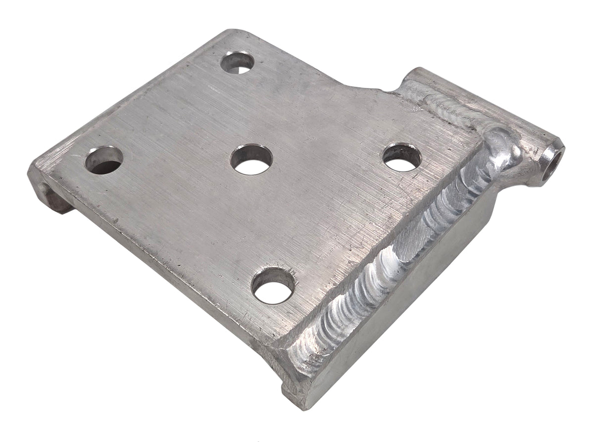 SPRING PLATE,SHOCK,ALUM,1/2" DROP,LEFT