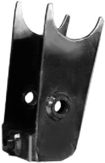 TRAILING ARM BRACKET,RUBBER,CLAMP,RIGHT