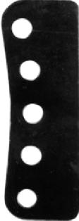 RADIUS ROD BRACKET,5/8 BORE,5 HOLE,3/16"