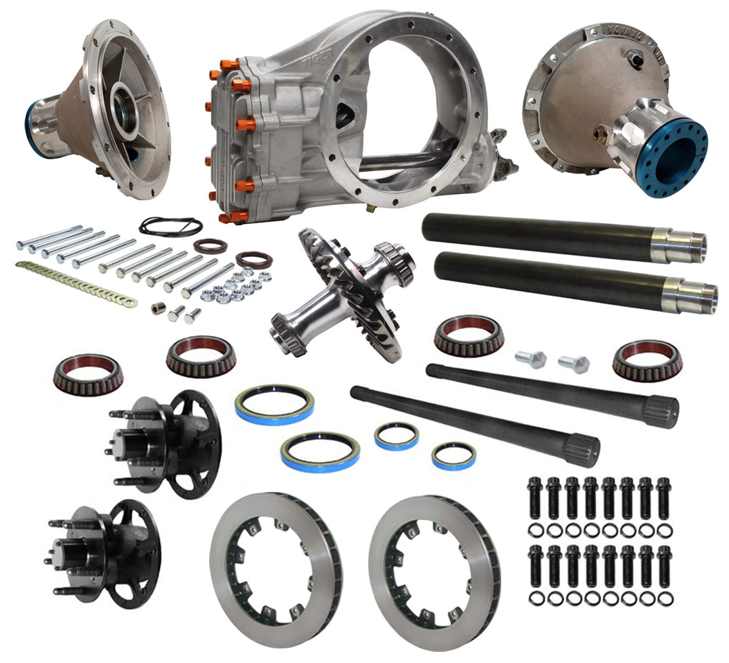 QUICKCHANGE ASSY,MAG,TIGER,CTD BELLS,LOW DRAG,WITH STEEL TUBES,AXLES,HUBS,ROTORS
