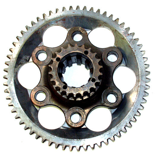 2 PC FLYWHEEL ASSY,SBC,HTD,STEEL BERT