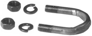 DRIVESHAFT U-BOLT KIT,1 1/8"