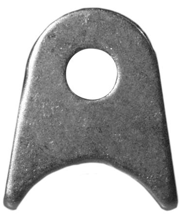 WELD TAB,3/16 THK,1/2 HOLE,7/8 T,NOTCH