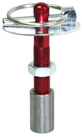 HOOD PIN KIT,W/THREADED BOSS,BLACK,BULK