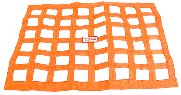 WINDOW NET,RIBBON TYPE,18 X 22,ORANGE
