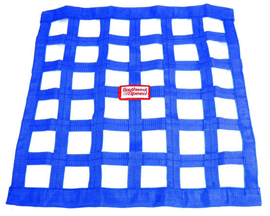 WINDOW NET,RIBBON TYPE,18X18,BLUE