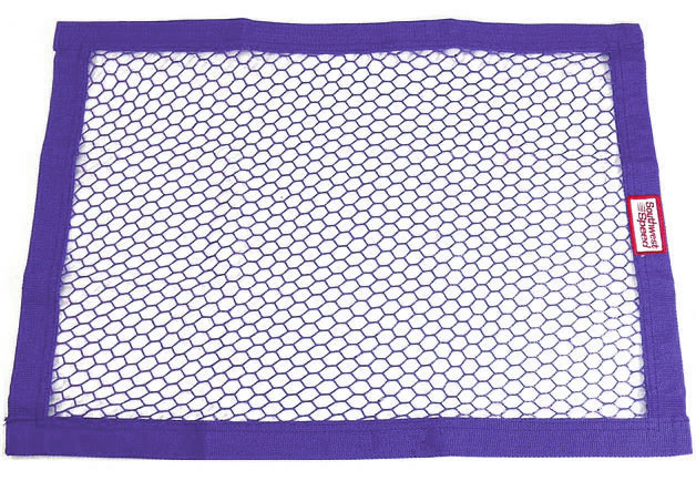 WINDOW NET,MESH TYPE,18 X 22,PURPLE