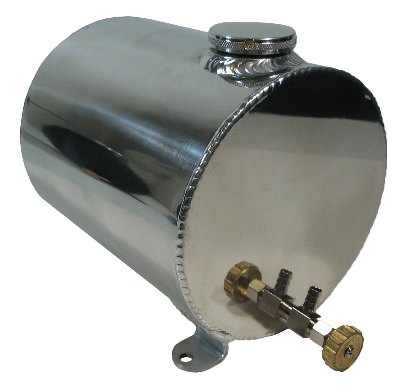 FUEL TANK,ALUMINUM,POLISHED,3 1/2 QUART