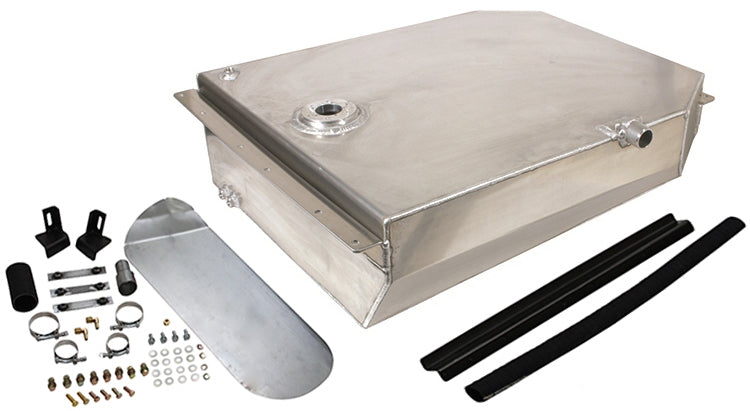 FUEL TANK,55-57 CHEVY WITH SEAMLESS FRAME,29 GALLON,ALUMINUM