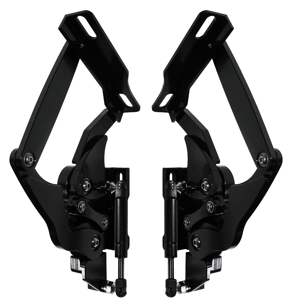 HOOD HINGES,57 CHEVY,FG,BLACK