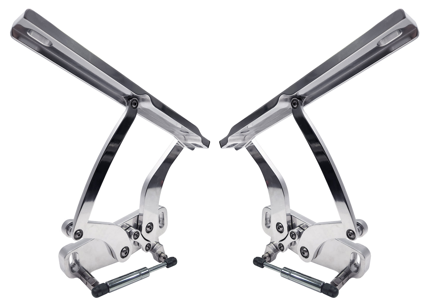 HOOD HINGES,68-72 CHEVELLE,70-72 MONTE CARLO,70 IMPALA,FG,POLISHED