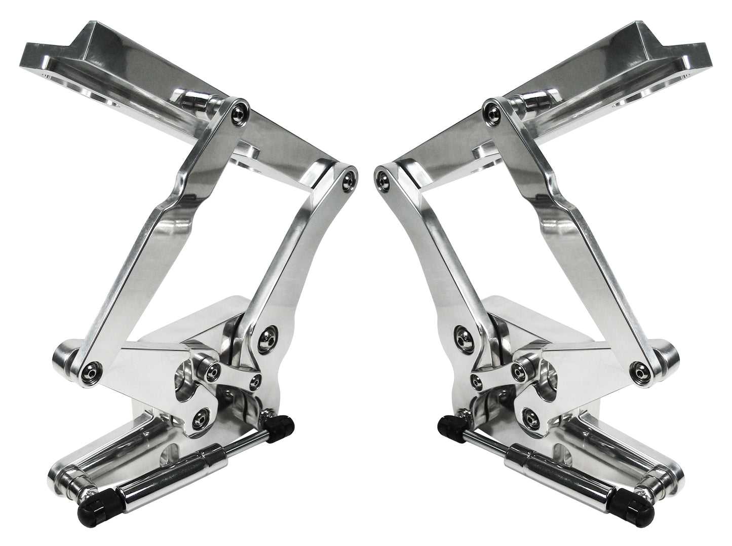 HOOD HINGES,67-68 MUSTANG,POLISHED