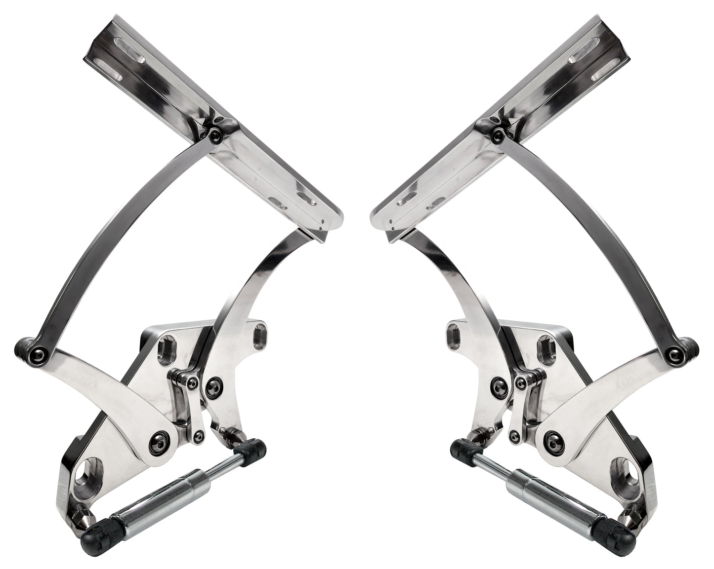 HOOD HINGES,71-73 MUSTANG,FG,POLISHED