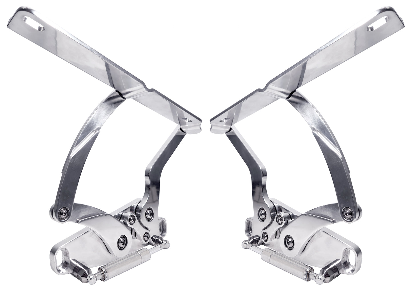 HOOD HINGES,68-72 PONTIAC GTO,POLISHED