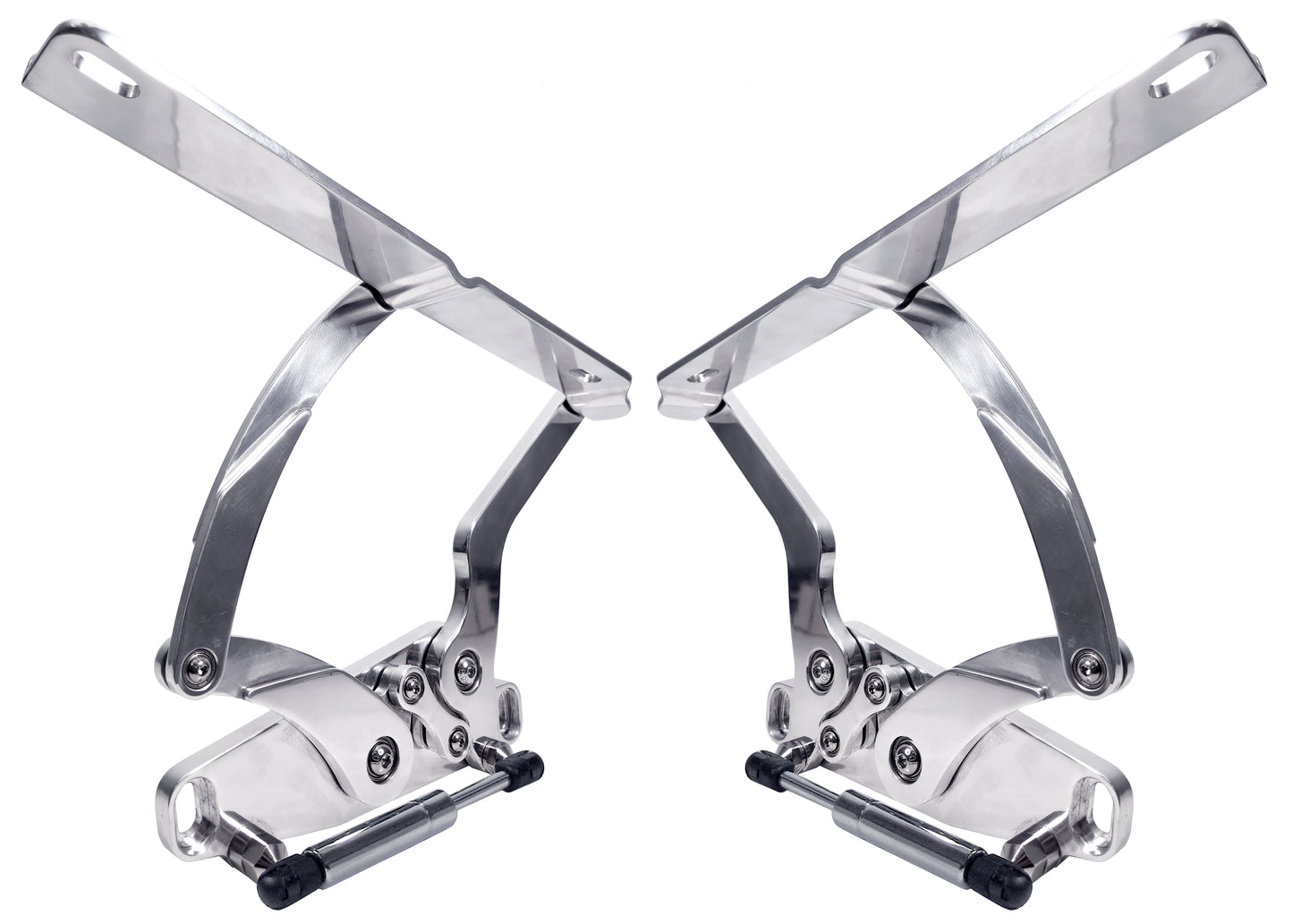 HOOD HINGES,68-72 PONTIAC GTO,FG,POLISHED