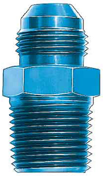 ALUM ADAPTER,3/8 NPT MALE,-10 AN MALE