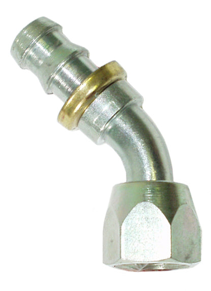 HOSE END,STEEL,BARBED,1/2 HOSE,#8 45