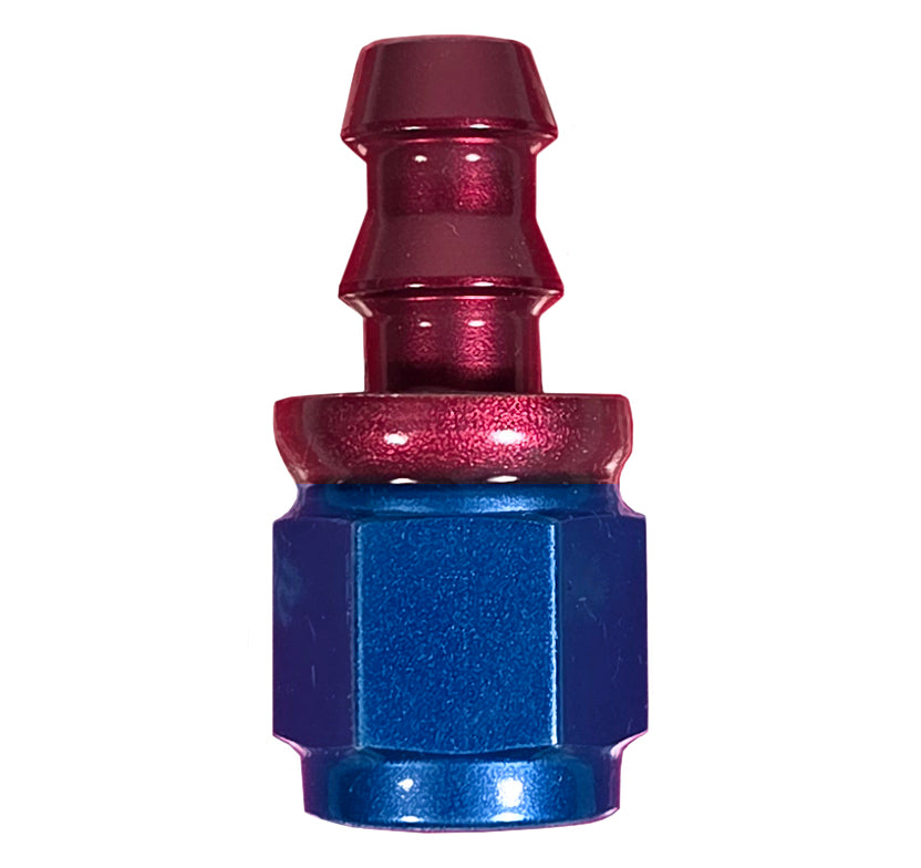 HOSE END,ALUM,BARBED,1/2 HOSE,#8 STR