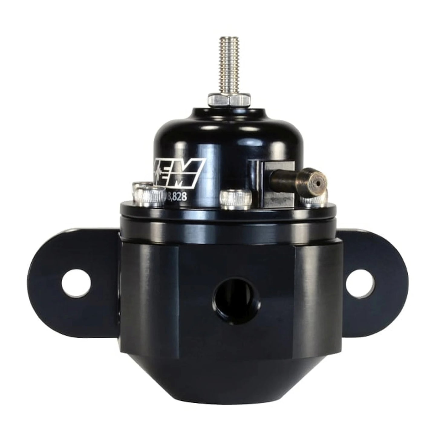 FUEL PRESSURE REGULATOR,UNIVERSAL,ADJUSTABLE,BLACK