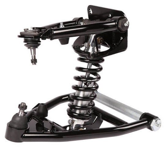 FRONT DOUBLE ADJUSTABLE COILOVER & ARMS,SBC,63-87 C10 USING 73-87 BJ