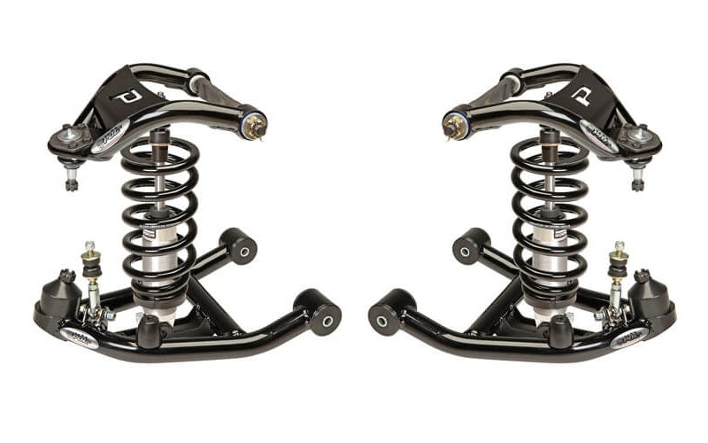 FRONT COILOVER CONVERSION KIT,W/ CONTROL ARMS,DOUBLE ADJUSTABLE,64-67 A-BODY,SBC