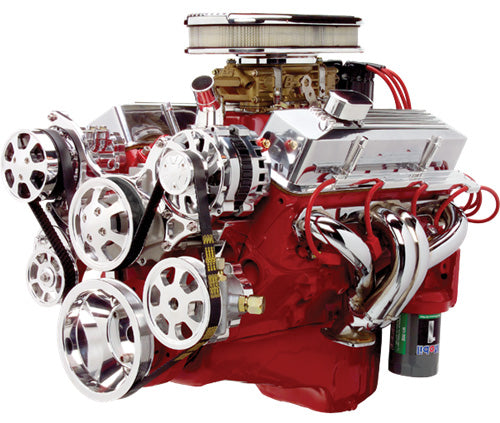 SBC,SERPENTINE KIT,POL,AC/ALT/PS/WP