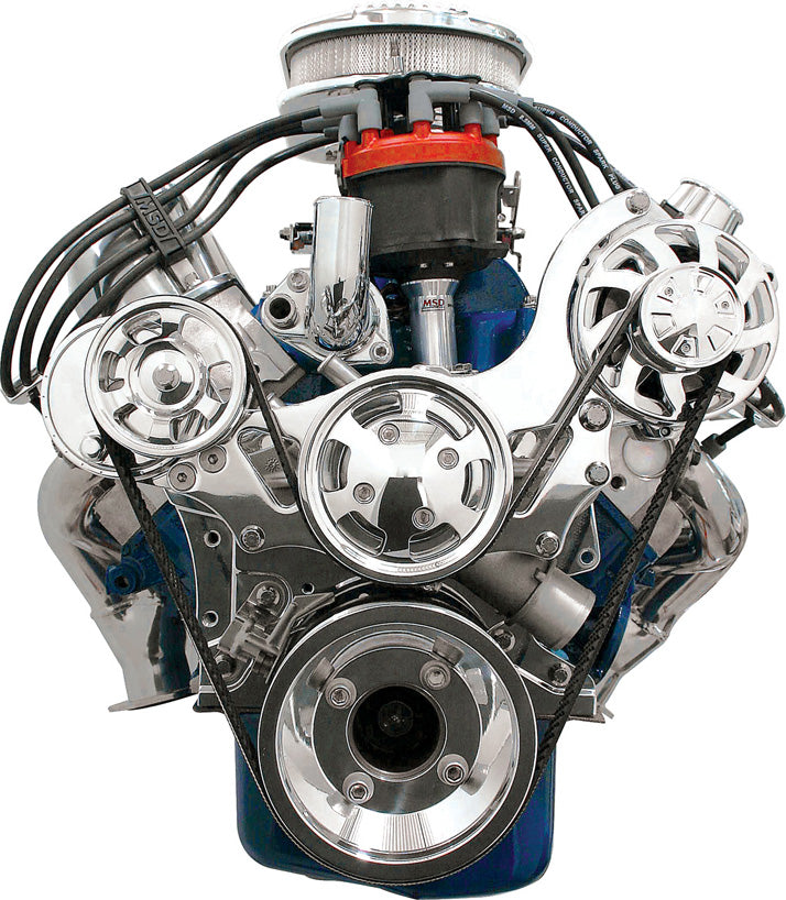 SBF,SERPENTINE KIT,POL,ALT/WP